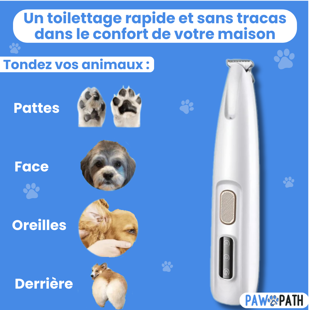 PawGroom Pro™ - Soin des pattes sans douleur en quelques secondes