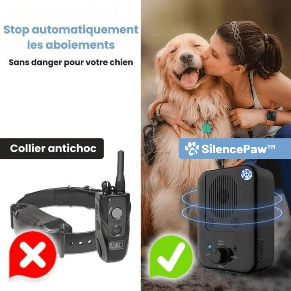 Dispositif Anti Aboiement - SilencePaw™